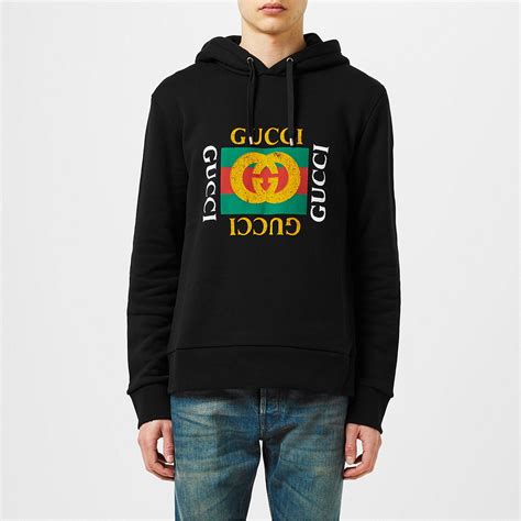 fake black gucci hoodie|adidas Gucci hoodie black.